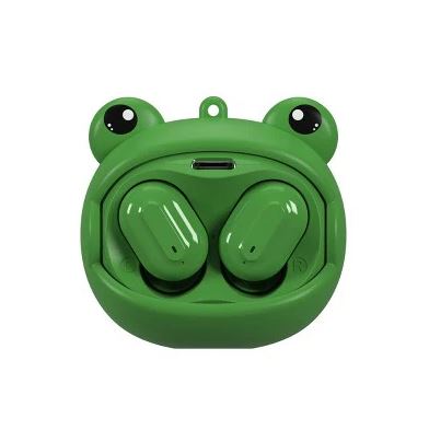 Audífonos Giratorios Bluetooth con cara de rana con microfono integrado - Marca GEMS - Imagen 2