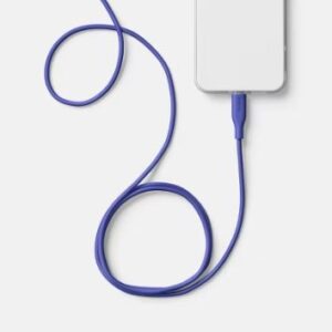 Alternative view of Cable de silicona de USB-A a Lightning de 1,83 m - Marca Heyday