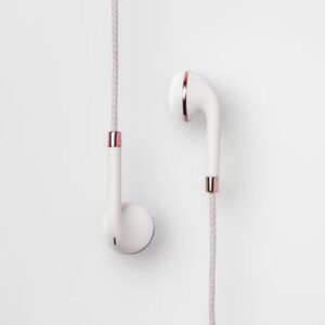 Alternative view of Auriculares con cable, color blanco - Marca Heyday