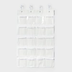 Almacenador de pared para materiales, color blanco - Marca Up&Up