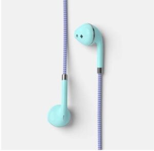 Auriculares con cable, color azul - Marca Heyday