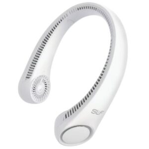 Ventilador de cuello portátil, color blanco - Marca SLF