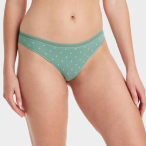 Alternative view of Paquete de 6 calzones tipo tanga para mujer, talla L - Marca Auden