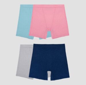 Paquete de 4 boxer para mujer, talla XL - Marca Fruit of the Loom