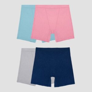 Paquete de 4 boxer para mujer, talla XL - Marca Fruit of the Loom