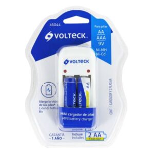 Alternative view of Cargador de pilas AA, AAA y 9V - Marca Volteck
