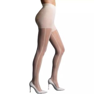 Medias de raya para traje para mujer, talla S- Marca Hanes