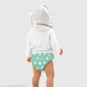 Alternative view of Pañal de natación reutilizable para bebé 12 meses - GreenS