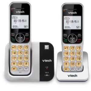 Paquete de 2 teléfonos inalámbricos - Marca V-Tech