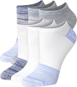 Paquete de 6 pares de calcetines para dama talla 5-9 - Hanes