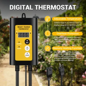 Alternative view of Calentón de invernadero Con Termostato