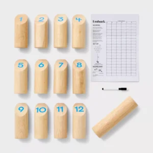 Juego de lanzamiento con clavijas numeradas de madera -Embark