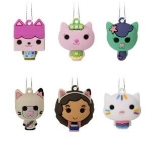 Paquete de 6 mini ornamentos navideños de "Gabby´s Dollhouse" - Marca Hallmark