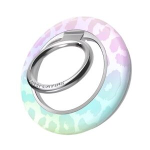 Anillo de agarre para celular con diseño de leopardo - Marca Velvet Caviar
