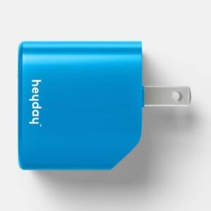 Alternative view of Cubo para cargador con doble entrada: USB y Tipo C, Color Azul - Marca Heyday