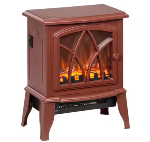 Chimenea eléctrica de 14,25 in llamas LED - HOMCOM