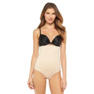 Alternative view of Calzón alto moldeador de cintura, color beige, talla M para mujer - Marca Maidenform