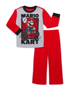 Conjunto de pijama de 2 piezas para niño talla 4-5 - Mario Kart