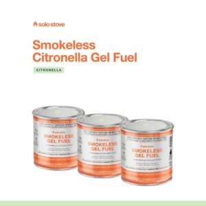 Paquete de 3 Gel Citronela combustible Solo Stove de 12.3 oz