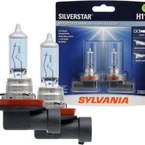 Paquete de 2 Focos halógeno faro de alto rendimiento para carro Sylvania 9003
