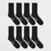 Paquete de 8 pares de calcetines para hombre talla 6-12 - All in motion