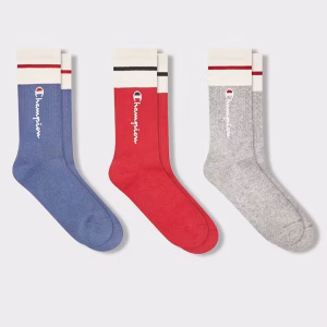 Paquete de 3 pares de calcetines deportivos para dama talla 4-10 - Champion