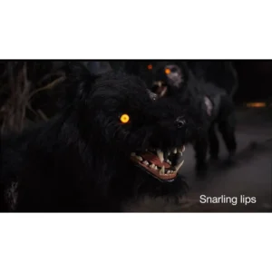 Alternative view of Animatrónico de Zombie Lobo de 5.5 ft marca Magiko
