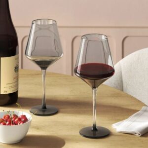 Alternative view of Juego de 4 Copas de vino color verde  – Threshold