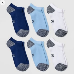 Paquete de 6 pares de calcetines para niños talla 3-6 - All in motion
