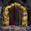 Decoración de Arco de huesos y almas retorcidas con luces LED 7 ft - Home Accents