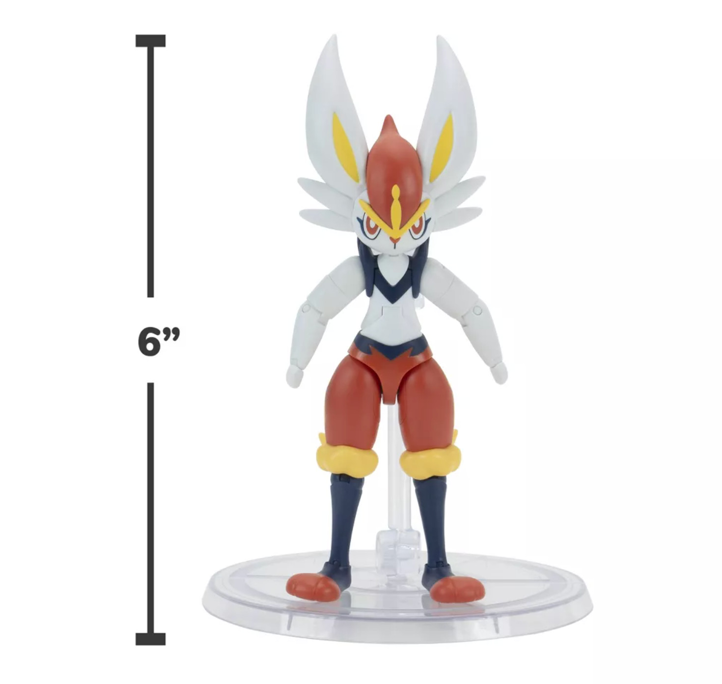 Juguete Figura de acción de Cinderace de 6" - Pokemón - Imagen 3