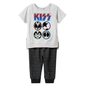 Conjunto de ropa para niño 2 piezas talla 0-3 meses de Kiss