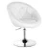Silla giratoria blanca y ajustable - Bingey