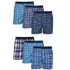 Paquete de 6 boxers para hombre, talla L - Marca Hanes