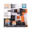 Taladro Matrix Jr con accesorio, color negro con naranja - Marca Black+Decker