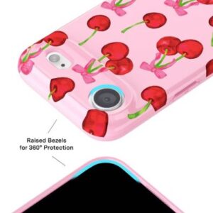 Alternative view of Case rosado para iPhone Air con diseño de cerezas con MagSafe - Marca Velvet Caviar
