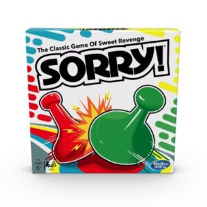 Juego de mesa hasta para 4 jugadores: Sorry! - Marca Hasbro