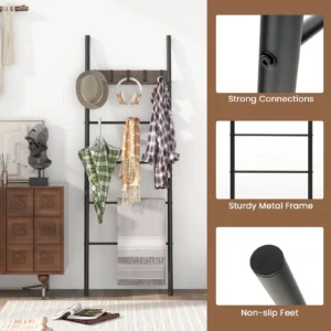 Alternative view of Escalera / Perchero de 5 niveles marca BLACK JAGUAR