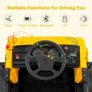 Alternative view of Camión de volteo de Juguete para niños color amarillo - OLAKIDS