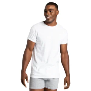 Paquete de 5 camisas blancas para hombre talla M - Fruit of the Loom