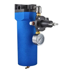 Alternative view of Filtro/regulador de aire industrial de 1/2 pulg. NPT con manómetro - MERLIN