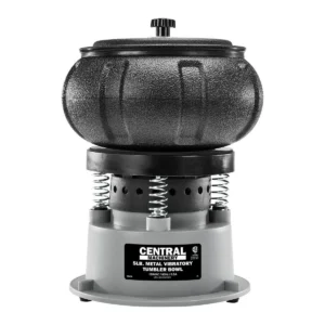 Tazón pulidor vibratorio metálico de 5 lb marca CENTRAL MACHINERY