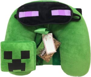 Cobija y accesorios para viaje con diseño de Minecraft