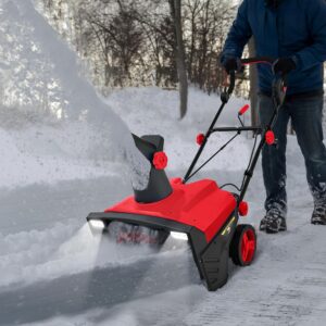 Máquina para quitar nieve de 20 pulgadas marca IRONMAX