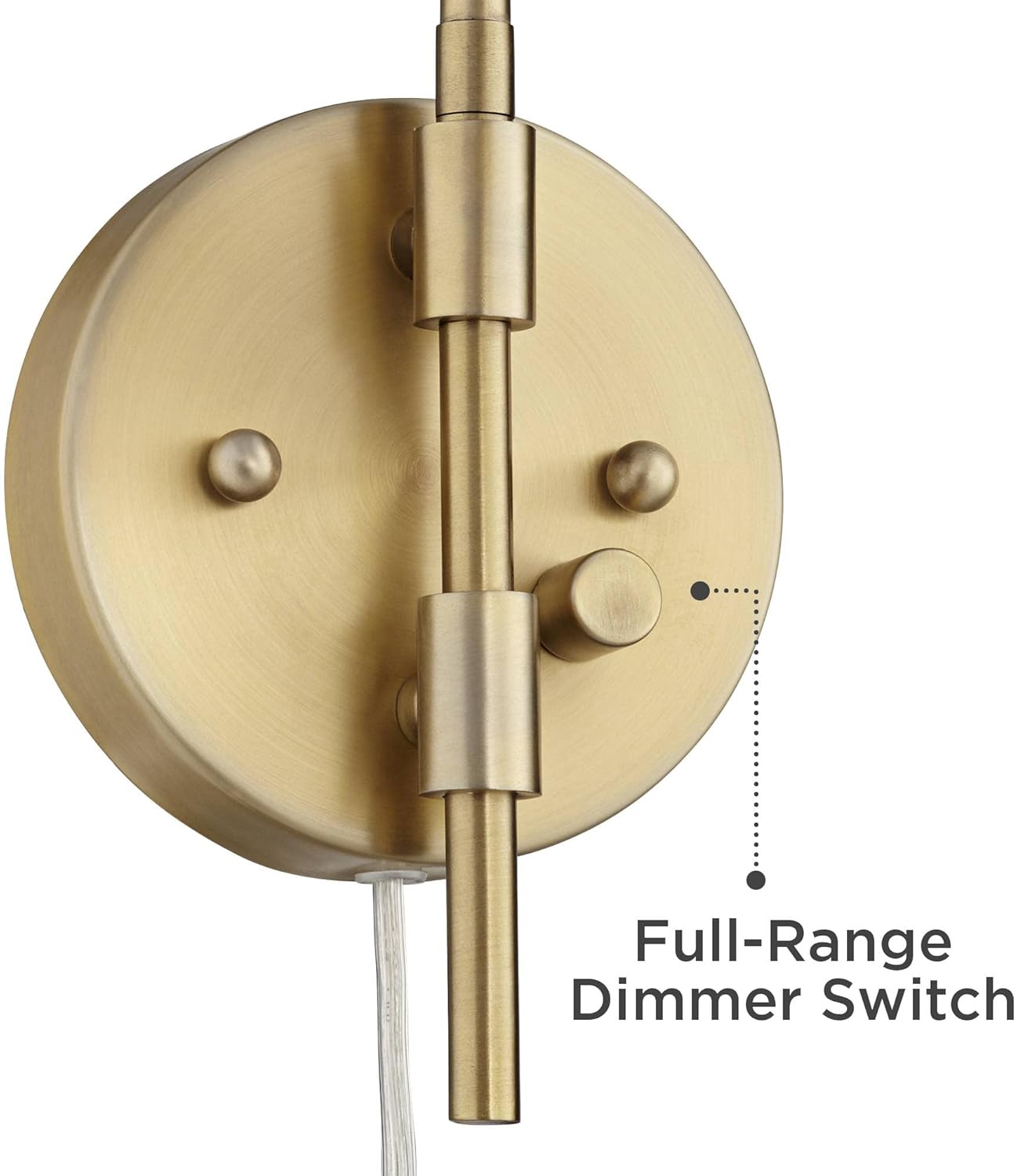 Lámpara de pared ajustable con brazo oscilante - 360 Lighting Marybel - Imagen 3