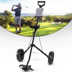 Alternative view of Carrito de Golf Plegable con 2 Ruedas y Marcador - Dortala