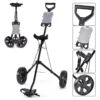 Carrito de Golf Plegable con 2 Ruedas y Marcador - Dortala