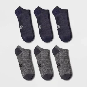 Paquete de 6 pares de calcetines talla 6-12 para hombre -All In Motion