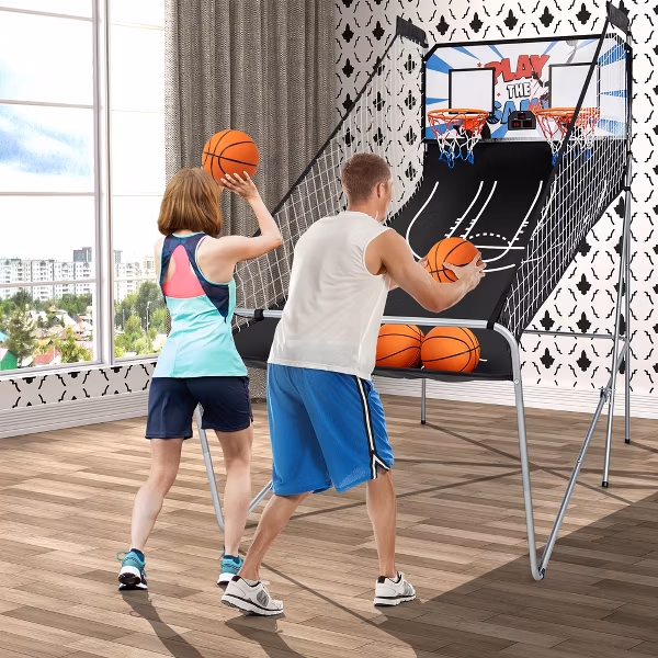 Juego de baloncesto con doble pantalla LED marca Costway - Imagen 2