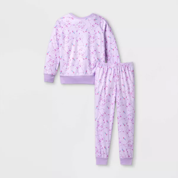 Conjunto de pijama para niña talla 10 marca Pokemon - Imagen 2